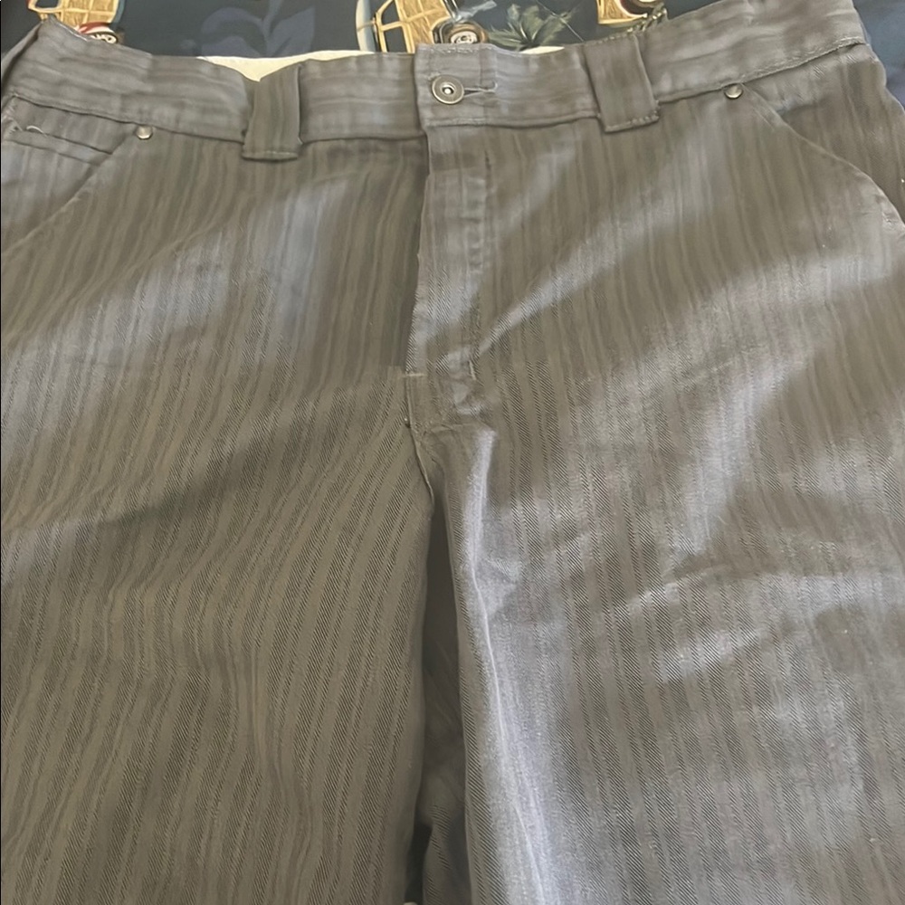 Dickies Charcoal Striped Trousers